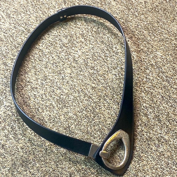 Vintage Genuine Leather Women Belt Size L/X - Picture 1 of 16